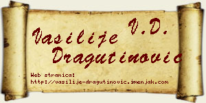 Vasilije Dragutinović vizit kartica